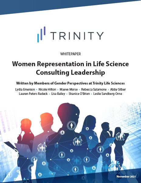 Trinity Whitepaper - Women Representation in Life Science Consulting Leadership Cover