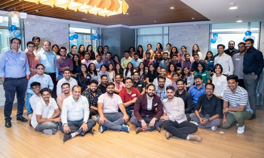 A group shot of the Trinity Gurgaon staff