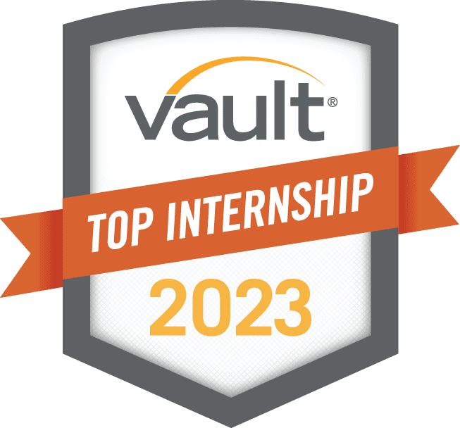 Vault Top Ranked 2023 Best Internship