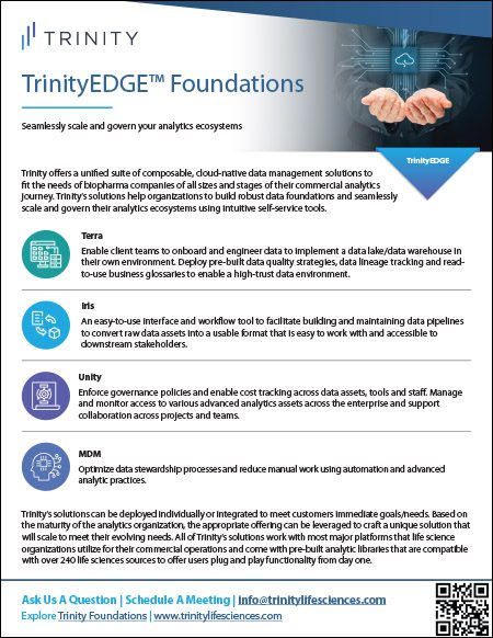 DDS Platforms / TrinityEDGE Foundations Brochure cover
