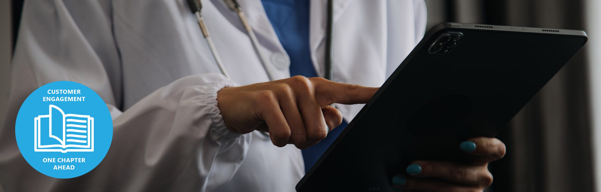 Female Doctor Using Tablet