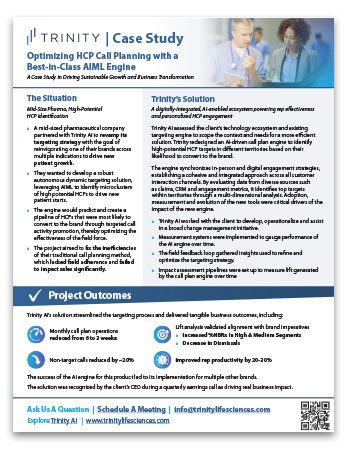 HCP Call Planning Case Study