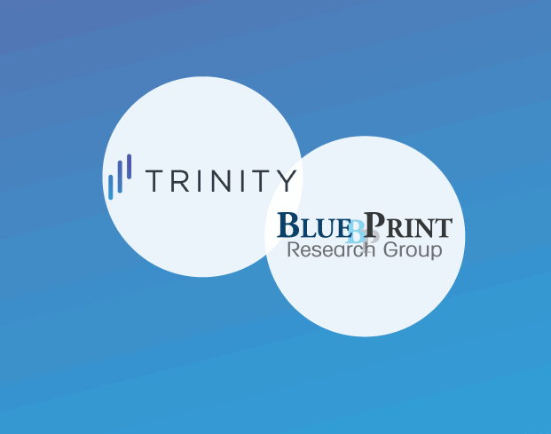 Trinity and Blueprint Research Group combined logo