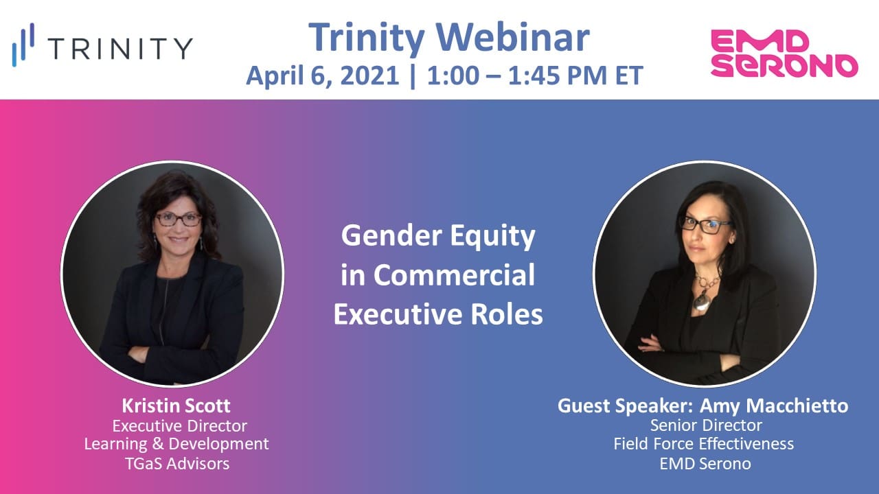 Gender Equity Webinar flyer
