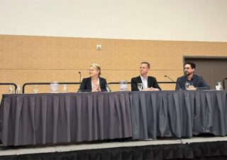 Monica Martin de Bustamante, Sr. Partner of Trinity’s Evidence, Value, Access, and Pricing (EVAP) team presenting at ISPOR 2023
