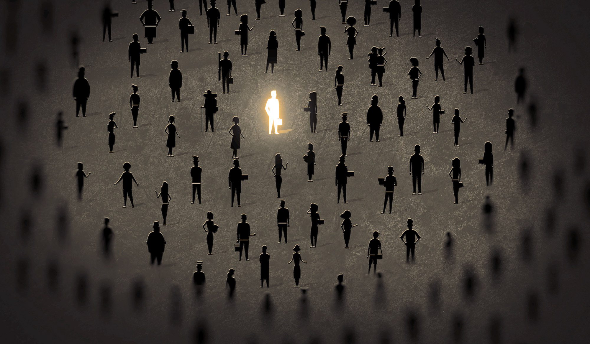 Finding one person among a crowd. Machine Learning. Generative AI