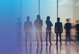 Professional people in a workplace