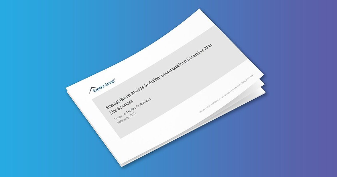 Everest Group AI-deas to Action: Operationalizing Generative AI in Life Sciences