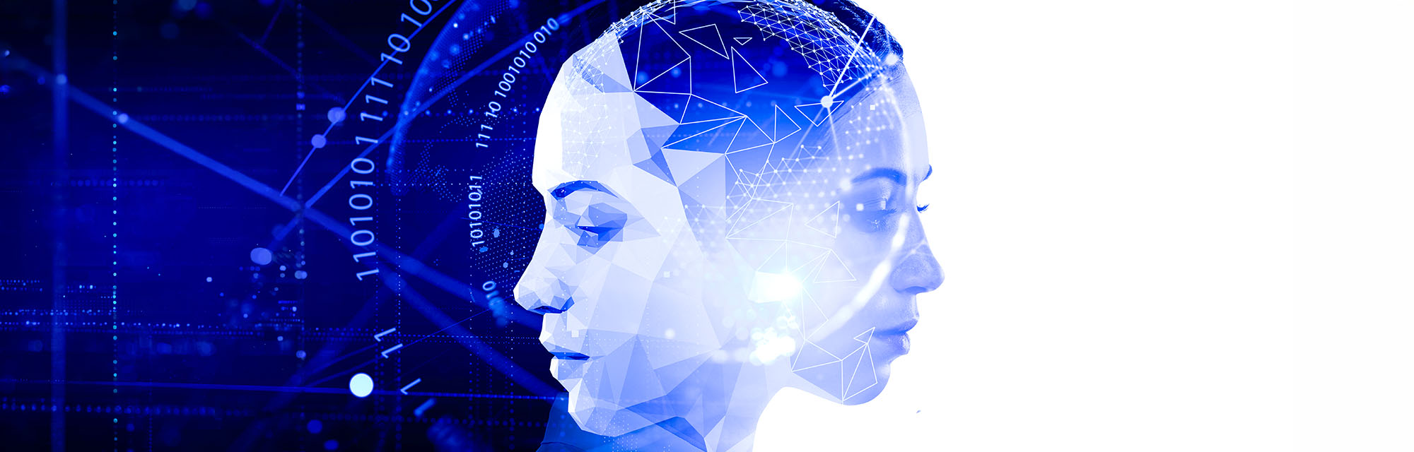 Female payer with her digital twin